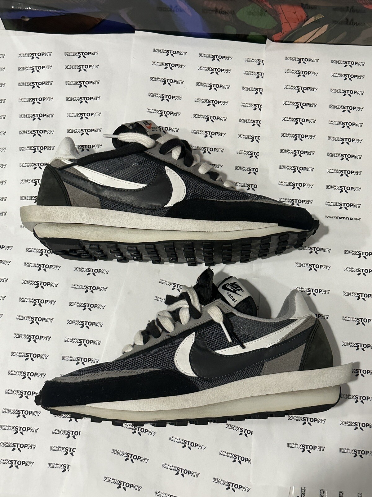 SACAI X NIKE Taglia 9 Nike LDWaffle x Sacai nere 2019 usate autentiche