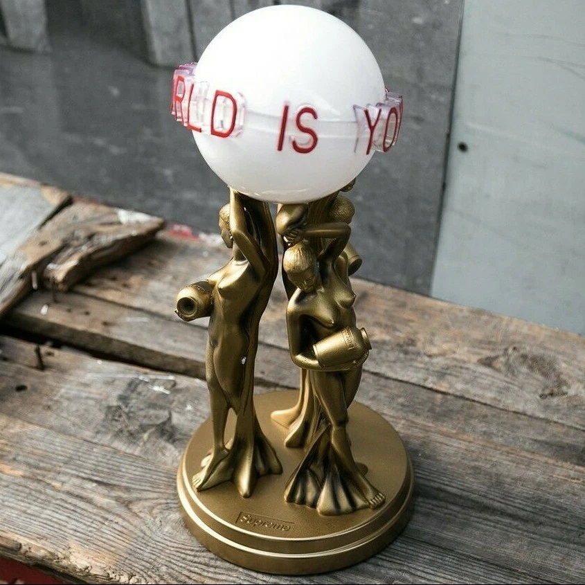 Supreme SCARFACE The World Is Yours Lamp | legaleagle.co.nz