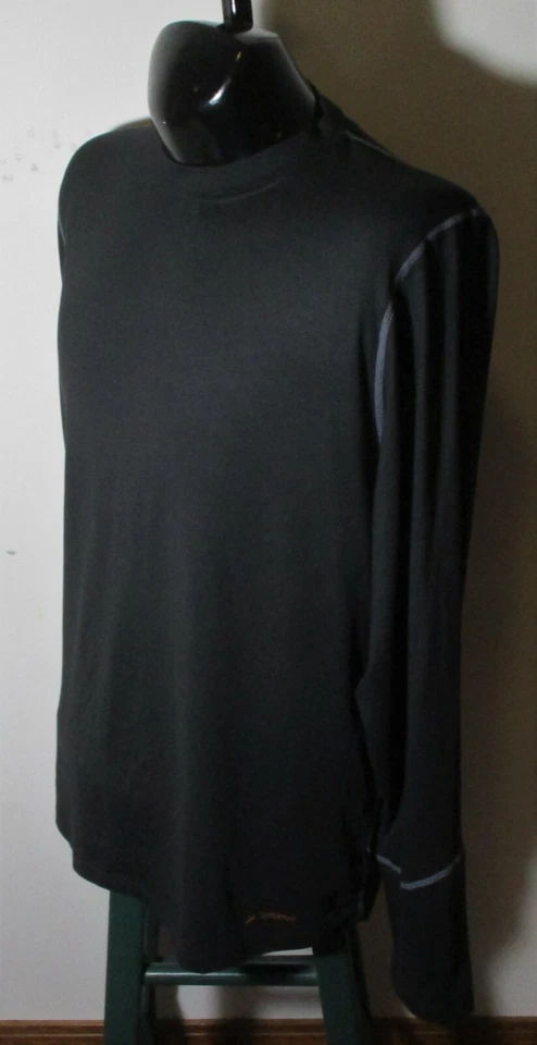 Футболка с длинным рукавом TERRAMAR черная «ClimaSense» размер 2XL - Изображение 4 из 4