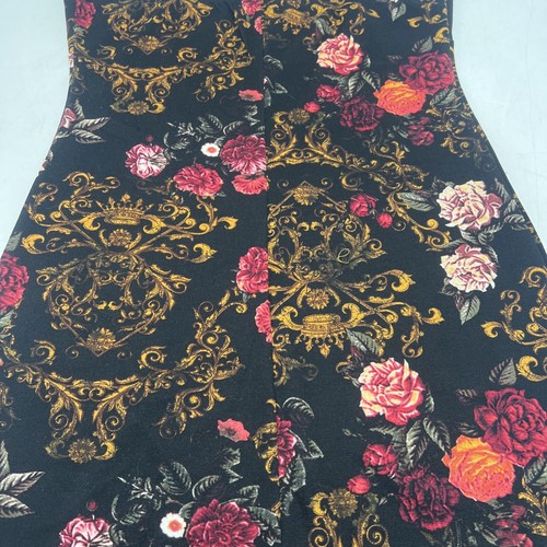 Material Girl Cute & classy dress Black w/ floral pattern! Size XL - Picture 14 of 16