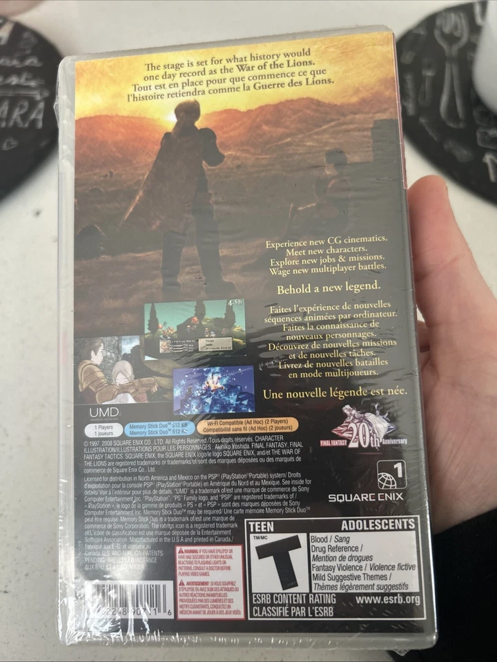 Final Fantasy Tactics - The War Of The Lions (Sony PSP) USA New & Sealed! - Image 2 of 4