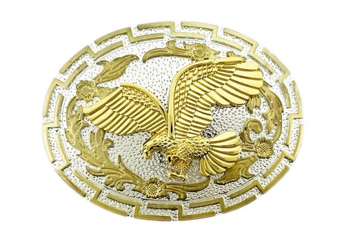 Eagle Belt Buckle Ox Skull Western girl Rodeo Men Women Texas Silver Gold Metal - Picture 14 of 59