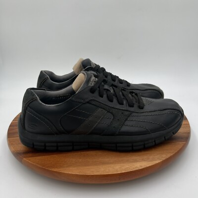 Size 11 Skechers Mens Mazen Kruger Black 63484 Oxford Casual Sneakers Shoes