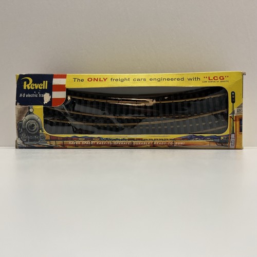 Revell HO 18" Radius Curve Track Atlas Vintage 1956 in Box 19pc USA