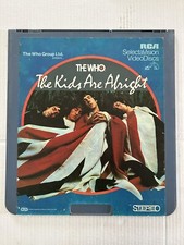 THE WHO The Kids Are Alright SelectaVision VideoDisc CED