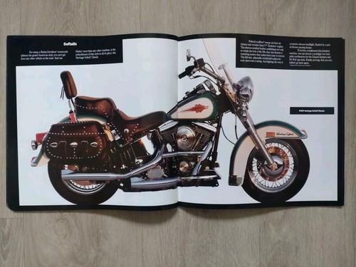 Harley Davidson Programm Prospekt 1991 Sportster Super Glide Low Rider Softail - Picture 13 of 13