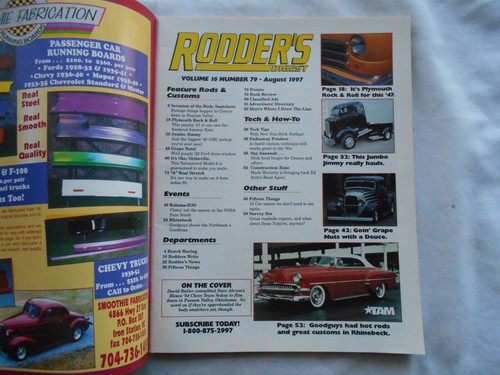 RODDER'S DIGEST MAGAZINE-#79 AUGUST,1997 - Picture 2 of 2