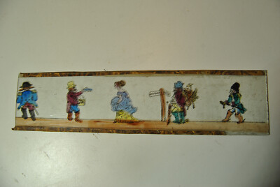 LOT 9 PLAQUES en verre lanterne magique ancienne 19 siècle XIX