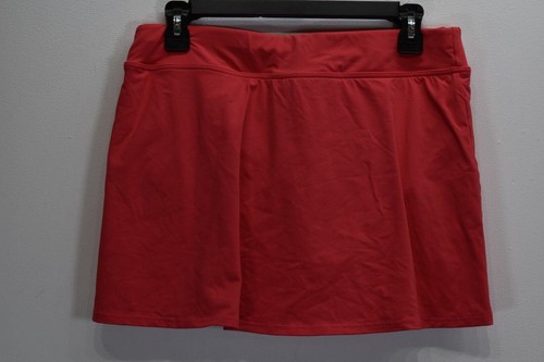 Lands End Girls Red White Stripe Camisole Top Mini Skirt 2 Piece Swimsuit 10 - Picture 8 of 10
