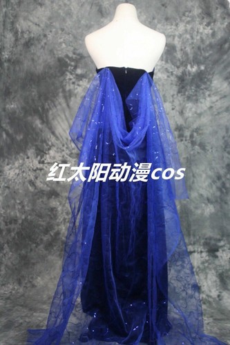 Princess Anastasia Dress costume blue dress gown cosplay costume custom made - Picture 6 of 7