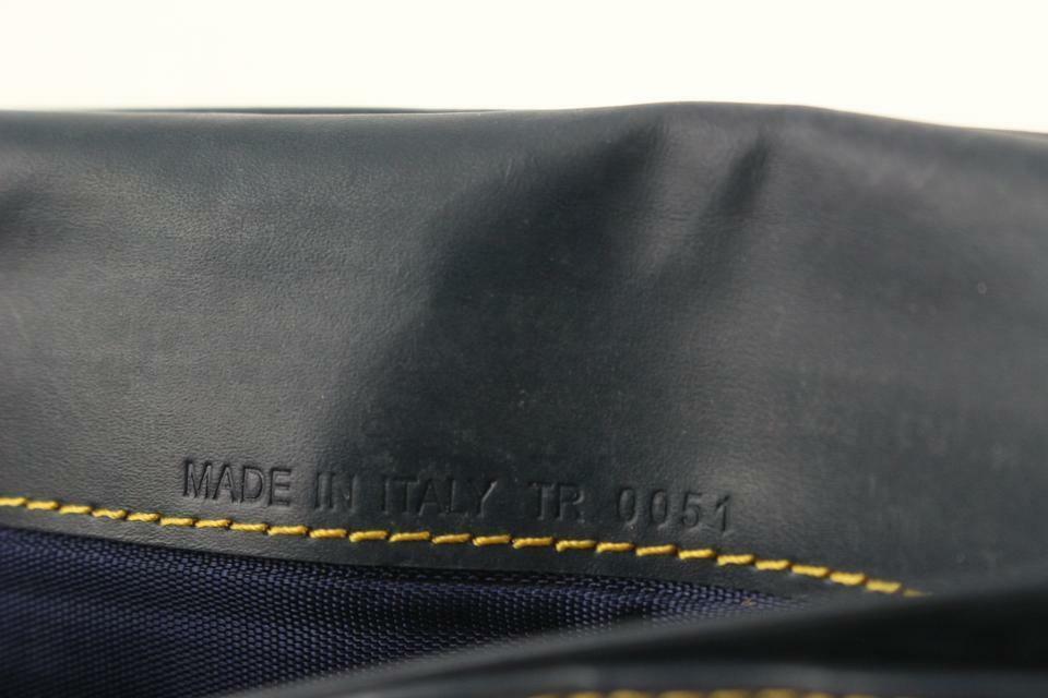 Dior Navy Blue Monogram Trotter Saddle Flap Long Wallet Dior Navy Blue Monogram Trotter Saddle Flap Long Wallet