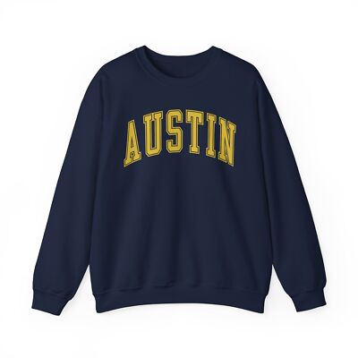 Austin Texas TX Sweatshirt Gifts Crew Neck Shirt Crewneck Men