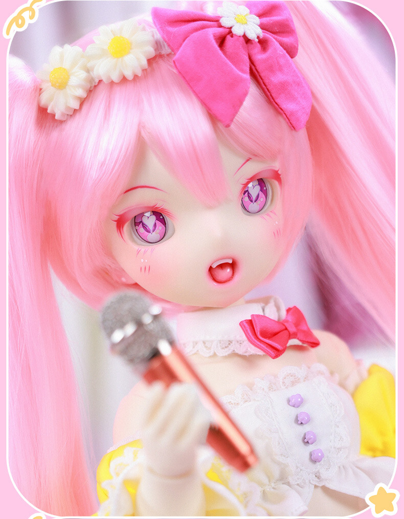 Nuevo 1/4 Hecho a Mano Resina BJD SD Rótula Muñecas Niña Mujeres Regalo Sana 16" Juego Completo