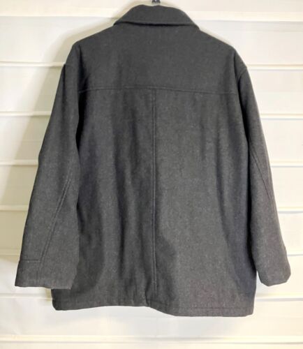 Weatherproof Garment Co Dark Gray Wool Cashmere Blend Winter Coat XXL EC! - Picture 2 of 7