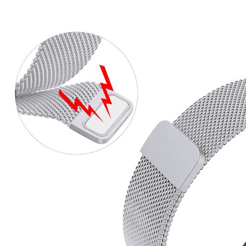 20mm für Samsung Watch 3 41mm Watch 4 5 5 Pro Milanaise Loop Magnet Uhrenarmband - Bild 24 von 29