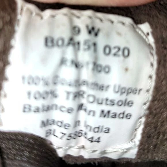 Zapatos Mocasines John Blair Para Hombre Talla 9W Cuero Marrón Foto 4 de 4