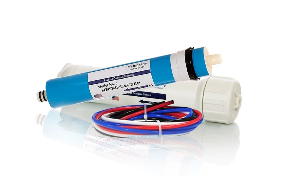 Oceanic 5 Stage RO 50 GPD Reverse Osmosis Water Filter System w/ Clear Housing - Image 4 of 4