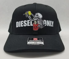 DIESEL ONLY SNAPBACK HAT - TRUCKER DURAMAX POWERSTROKE JDM TURBO