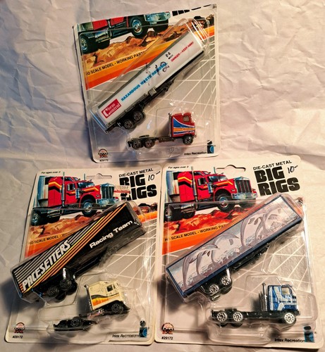 HO - Lot of 3 - Zee Toys Big Rigs Diecast Trucks - New in Package