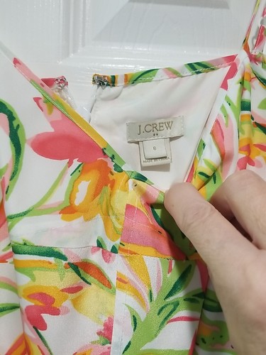 J Crew Floral Dress .size 6 - Picture 6 of 6