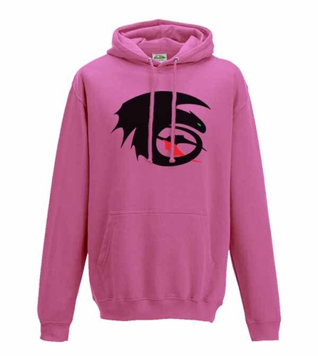 Night Fury - How to train your dragon - Toothless - httyd - Adults Unisex Hoodie - Picture 2 of 41