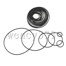 60PCS 1.5mm Square Tape Recorder Drive Rubber Mixed Belt Folded in Half 25-170mm