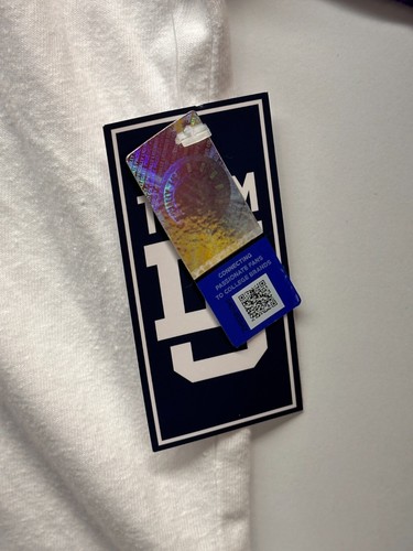 New LSU Tigers Womens SEC Long Sleeves V Neck White Purple T shirt Size 2XL - 第 5/5 張圖片