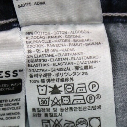 Pantalones de mezclilla para hombre Levi's 559 2018 relajados rectos talla 38x30 (medida 38x28) - Imagen 5 de 8