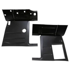 For Chevrolet GMC Truck 1947-1954 1948 Left & Right Side Black Floor Pans