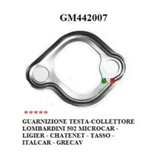 GUARNIZIONE METALLICA TESTATA/COLLETTORE MICROCAR LIGIER CHATENET GM4420070