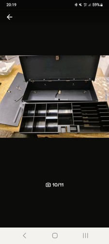 Kassen Springlade Flip Top Klapplade Klappdeckellade Geldlade Kassenlade RJ 11 - Bild 9 von 12