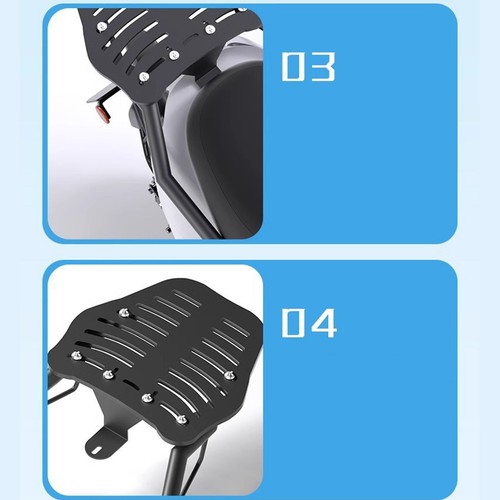 Motorcycle Rear Rack Luggage Carrier Rack Cargo Tail Rear Luggage Rack Universal - Picture 6 of 11