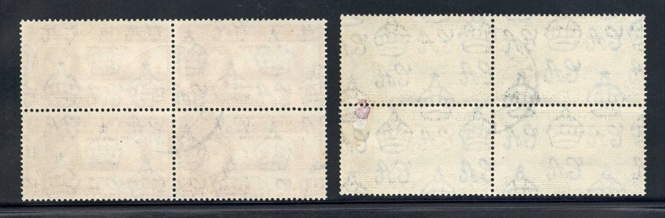 Pitcairn islands Used Block 4 stamps 1946 Victory Set - Image 2 of 2