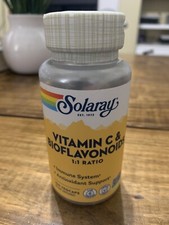 Solaray Vitamin C Bioflavonoids 1:1 Ratio 100 Veg Caps 4432 Immune Antioxidant