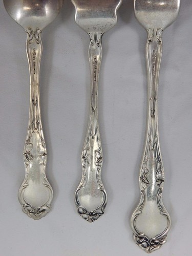 *1904 WALLACE STERLINGSILBER VIOLETT EIN GEDECK 5 STÜCK QF4 - Bild 6 von 12