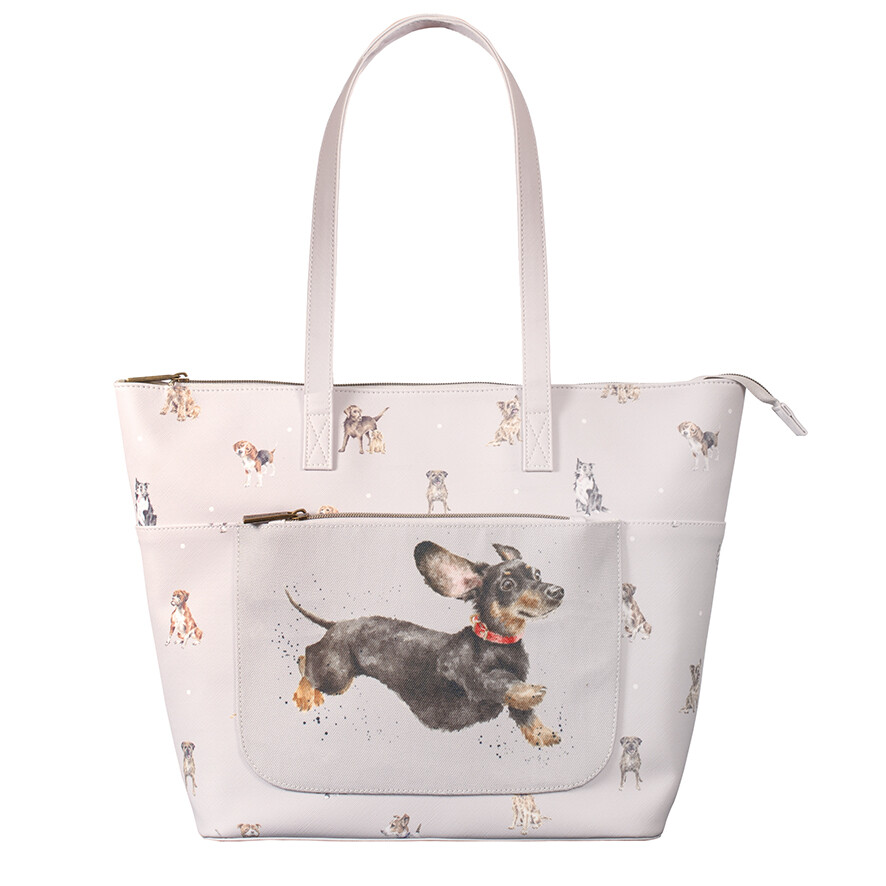Womens Ladies Wrendale Designs A Dog S Life Dachshund Everyday Bag Handbag For Sale Online Ebay