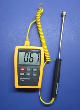 Digital K-type Thermometer w. Surface Thermocouple Welding and Metalworking SF-2