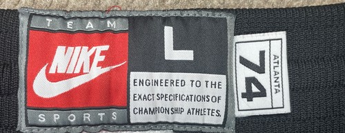 Vtg Nike NBA Atlanta Hawks Men's Embroidered Athletic Warmup Pants Size Large - Picture 7 of 15