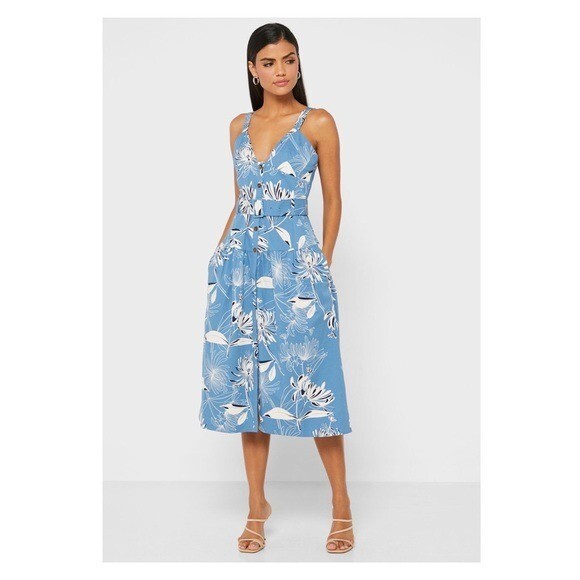 REISS☆CHRISSY FLORAL PRINT MIDI DRESS ワンピース【UK発】 Reiss Chrissy Floral Midi-Dress | Saks Fifth Avenue