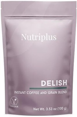 Farmasi Nutriplus Delish Instant Coffee And Grain Blend 3.53 OZ. 100 Grams