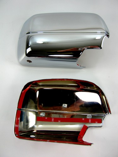 Chrom Voll Tür Flügel Spiegel Abdeckung Kappe für Range Rover L322 2002-2005 Schale NEU - Bild 7 von 8