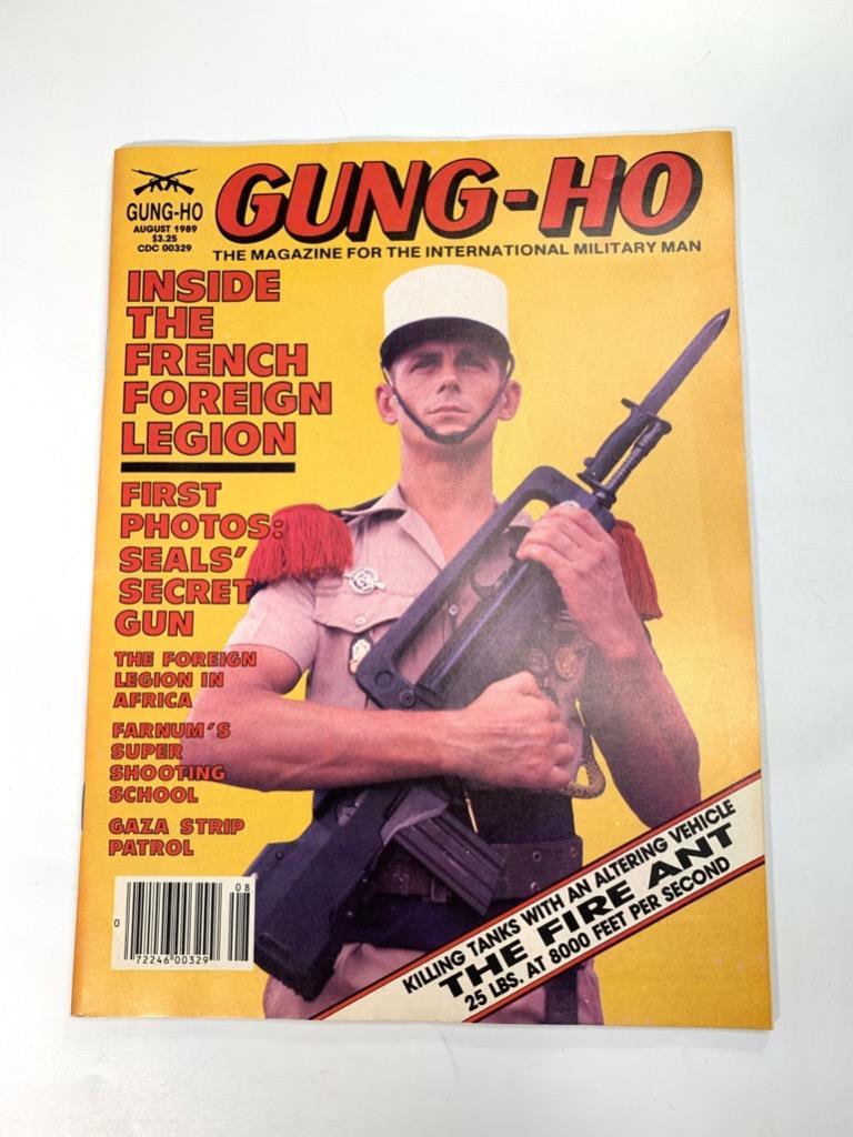 Vintage GUNGHO Military Magazine August 1989 Seals H&K P11