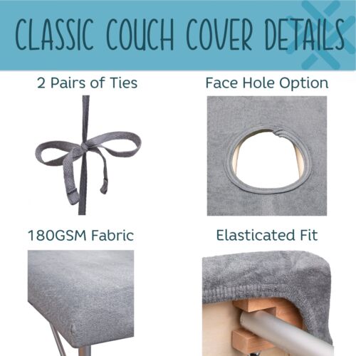 Aztex Classic Massage Couch Covers Plinth Covers Therapy Bed Covers - Picture 3 of 128