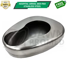 German Grade Urinals Bedpans Heavy Duty Home & Hospital Bed Pan for Medical