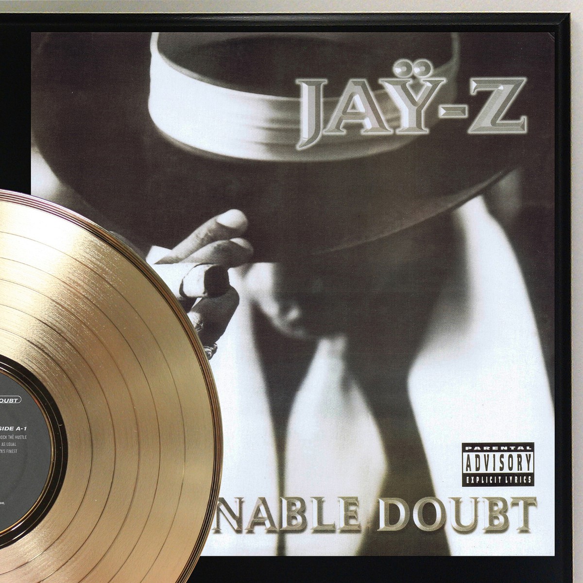 Jay Z - Reasonable Doubt Gold LP Record Plaque Display | eBay Jay Z - Reasonable Doubt Gold LP Record Plaque Display | eBay