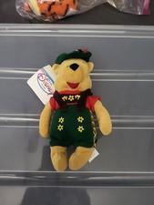 Disney Store Octoberfest Winnie The Pooh 8" Disney Bean Plush NWT