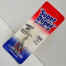 Luhr Jensen Super Duper 501 Fishing Lures Pearl Red Head 1303-501-0133