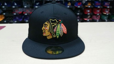 chicago blackhawks fitted hats new era