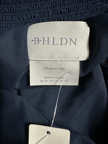 Anthropologie BHLDN Neu mit Etikett Clara Schulterband quadratischer Ausschnitt Georgette Kleid, Größe 10 - Bild 8 von 14