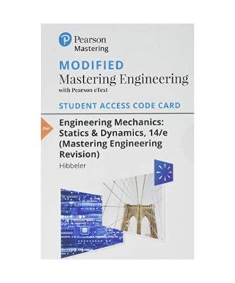 Engineering Mechanics Modified Mastering Engineering With Pearson Etext Access C